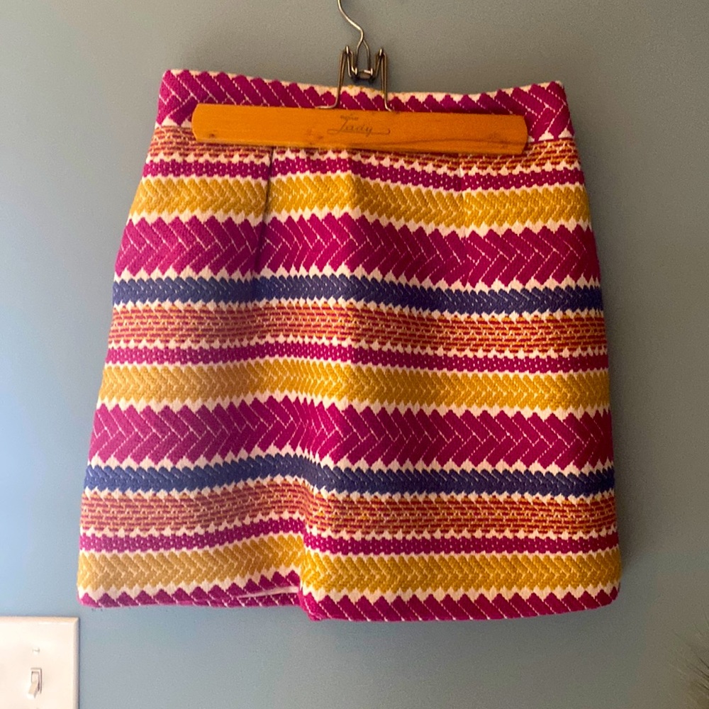 Anthropologie Nomad Morgan Carper Mini skirt